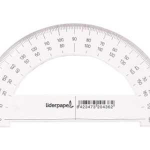 Transferidor 13 cm Plastico Transparente