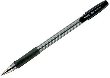 Caneta Pilot Bps-Gp Preto -Com Grip-Tinta Base de Oleo - Com Tampa