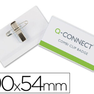 Identificador Q-Connect c/ Mola Kf-01567 54X90 mm