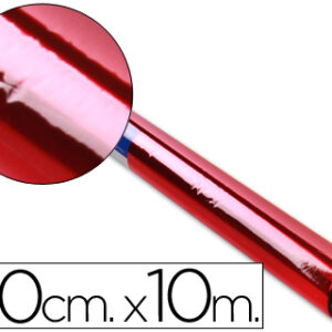 Papel Celofane 60 cm X 10 Mt. 30 Gr/M2. Vermelho