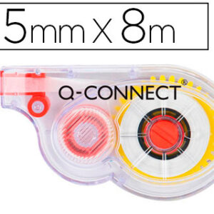 Fita Corretora Q-Connect Branca 5 mm x 8 Mts em Blister
