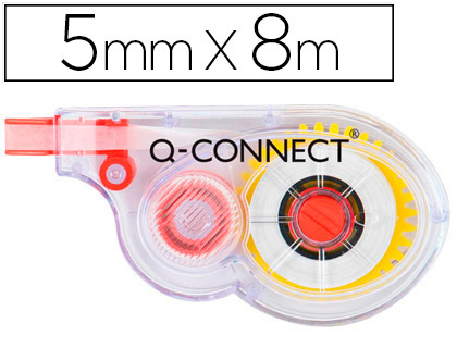 Fita Corretora Q-Connect Branca 5 mm x 8 Mts em Blister