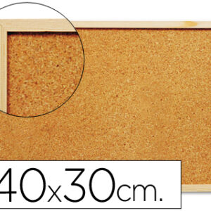 Quadro Q-Connect de Cortica c/ Caixilho em Madeira, 300 X 400 mm
