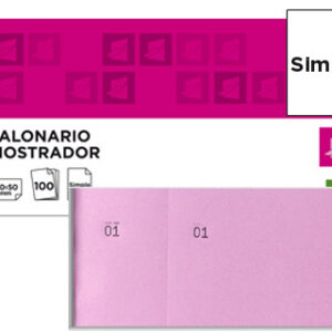 Blocos de Taloes 6/4 Rosa