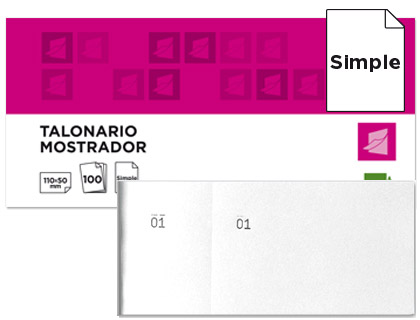 Blocos de Taloes 6/4 Branco
