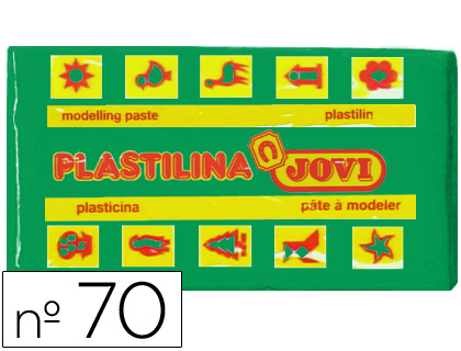 Plasticina Jovi 70 Pequena 50 Gr Verde Claro