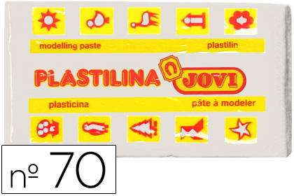 Plasticina 70 50 Gr Branca - JOVI