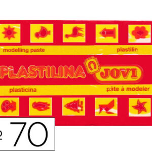 Plasticina Jovi 70 Pequena 50 Gr Vermelho