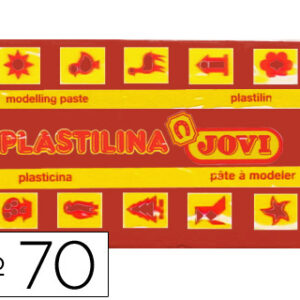 Plasticina Jovi 70 Pequena 50 Gr Castanho