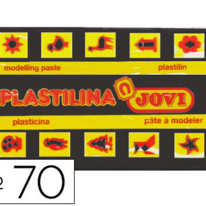 Plasticina Jovi 70 Pequena 50 Gr Preto
