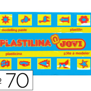 Plasticina Jovi 70 Pequena 50 Gr Azul Claro