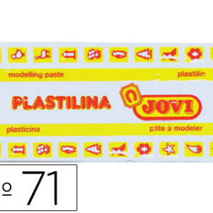 Plasticina Jovi 71 Media 150 Gr Branca