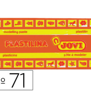 Plasticina Jovi 71 Media 150 Gr Laranja