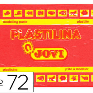 Plasticina Jovi 72 Grande 350 Gr Vermelho