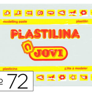 Plasticina Jovi 72 Grande 350 Gr Branco