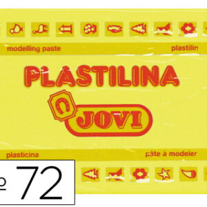 Plasticina Jovi 72 Grande 350 Gr Amarela Claro