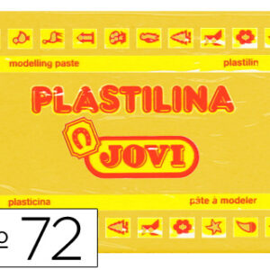 Plasticina Jovi 72 Grande 350 Gr Amarela Escuro