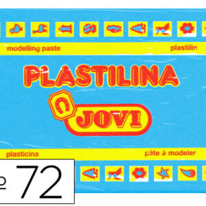 Plasticina Jovi 72 Grande 350 Gr Azul Claro