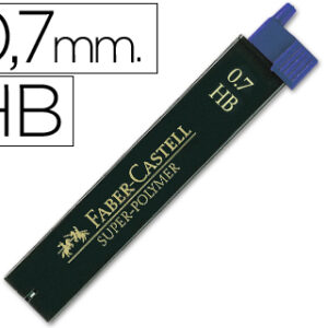 Minas Faber-Castell Grafite 9067 0,7 mm Hb Tubo de 12 Minas