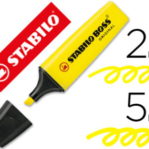 Marcador Fluorescente Stabilo Boss 70 Amarelo