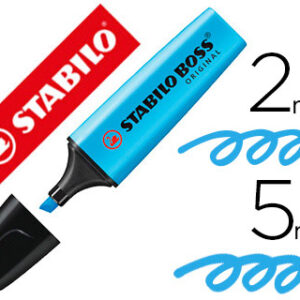 Marcador Fluorescente Stabilo Boss 70 Azul
