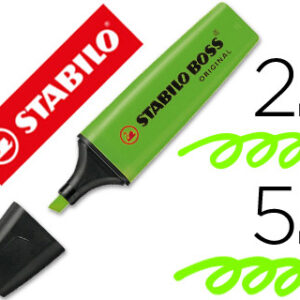 Marcador Fluorescente Stabilo Boss 70 Verde