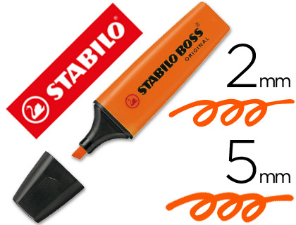 Marcador Fluorescente Stabilo Boss 70 Laranja