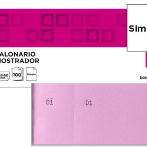 Blocos de Taloes 1/3 Rosa