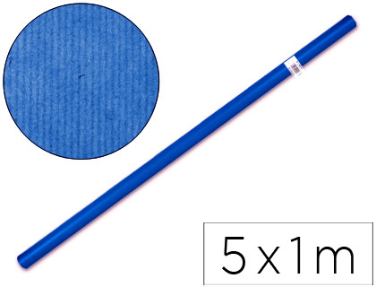 Papel Kraft Rolo Azul 1Mt X 5Mt.65 Gr/M2