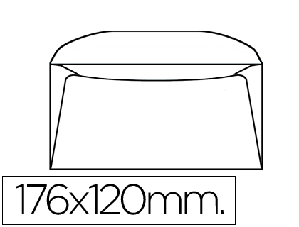 Envelope 120X176mm s/ Janela Bolsa de 10
