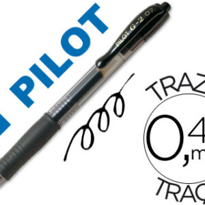 Caneta Pilot G-2 Preto Tinta Gel -Retratil -Com Grip