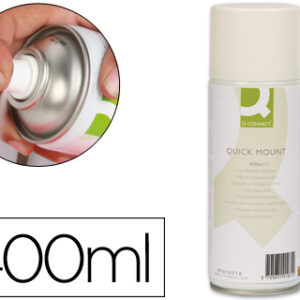 Cola Spray Adesiva Q-Connect Embalagem de 400 ml