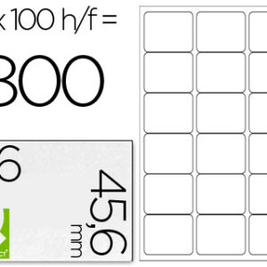 Etiquetas Adesivas Q-Connect Din A4 66 X 45,6 mm