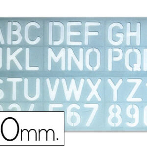 Escantilhao Letras e Numeros 30 mm