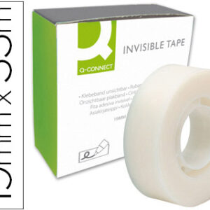 Fita Adesiva Q-Connect Invisivel 33 Mt X 19 mm