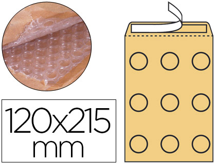 Envelope Borbulhas Q-Connect 120X215mm