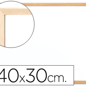 Quadro Q-Connect em Melamina c/ Caixilho em Madeira, 400 X 300 mm