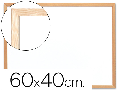 Quadro Q-Connect em Melamina c/ Caixilho em Madeira, 600x400 mm