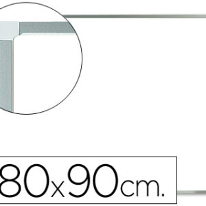 Quadro Q-Connect em Melamina c/ Caixilho em Alumínio, 1800 X 900 mm