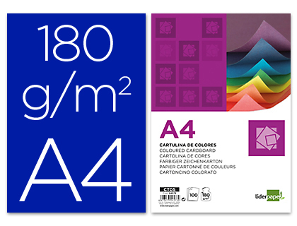 Cartolina 180 Gr A4 100 Folhas Azuis Marinho