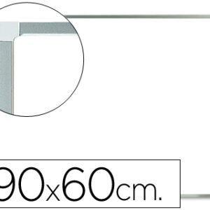 Quadro Branco Q-Connect Magnetico C/Caixilho em Alumínio, 600 X 900 M M