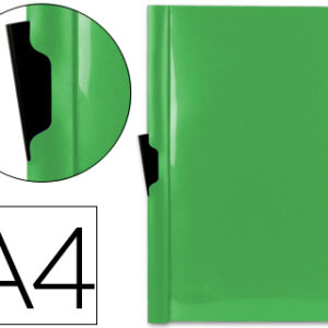 Bolsa Dossier c/ Clip Lateral, Din A4 Verde, 60 Folhas