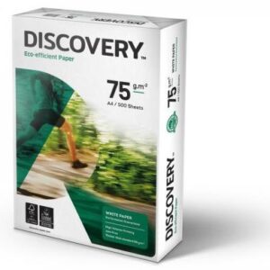 Resma 500x Folhas Papel Fotocopia Discovery Din A4 (75g)