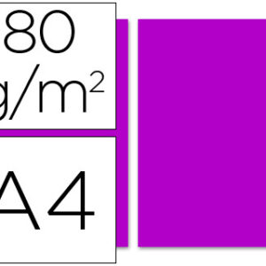 Papel de Cor Din A4, Embalagem 100 F, Fucsia