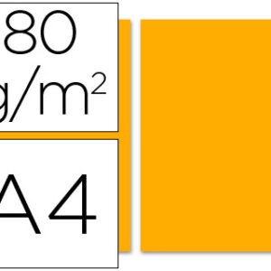 Papel de Cor Din A4 80 Gr Laranja (100 Folhas)