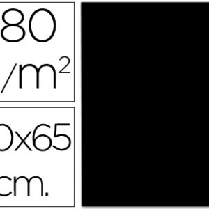 Cartolina 50X65 cm 180G/M2 Preto