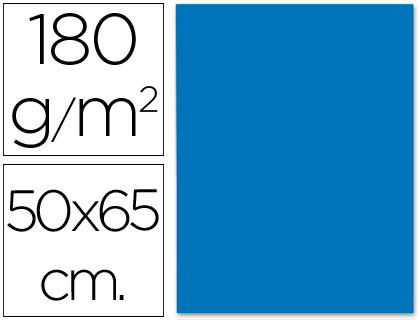 Cartolina 180 Gr 50X65 cm, Azul Turquesa