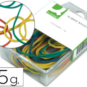 Elasticos Q-Connect de Cores Caixa de 15 Gr