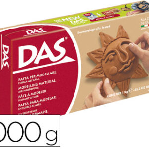 Pasta p/ Modelar Das 1000 Gr Castanho