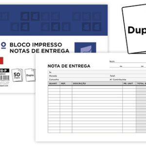 Bloco de Entregas Duplicado (105 x 155 mm)